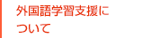 外国語学習支援について